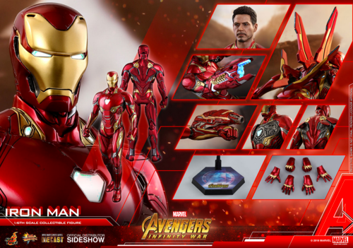 Marvel Hot Toys Infinity War Iron Man Mark 50 1:6 Scale Action Figure MMS473D23
