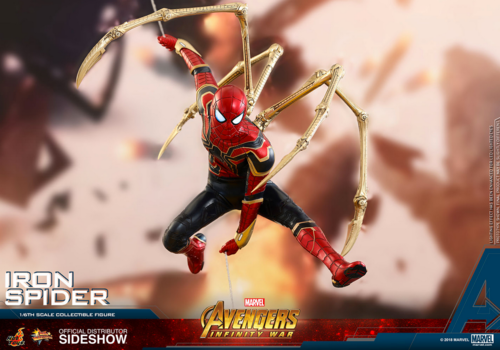 Marvel Hot Toys Infinity War Spider Man Iron Spider 1 6 Scale