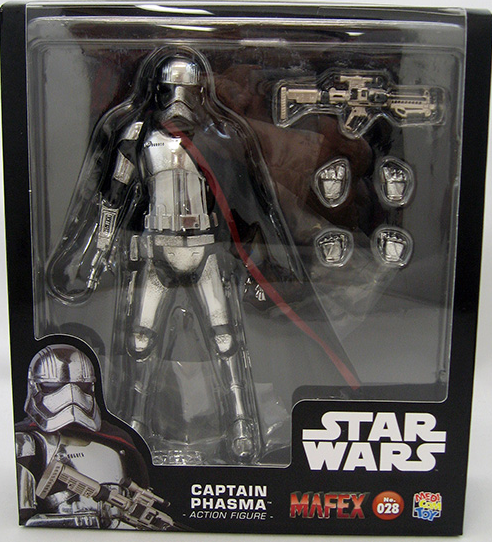 Star Wars Mafex Force Awakens Captain Phasma Action Figure #28