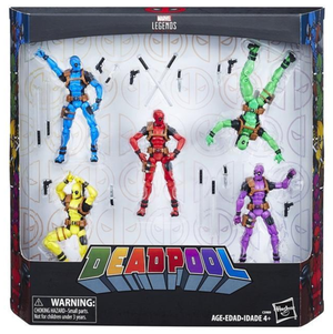 Marvel Legends Infinite Deadpool Rainbow Squad Action Figure 5-Pack