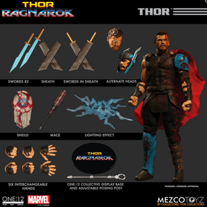 Marvel Mezco Ragnarok Gladiator Thor One:12 Scale Action Figure