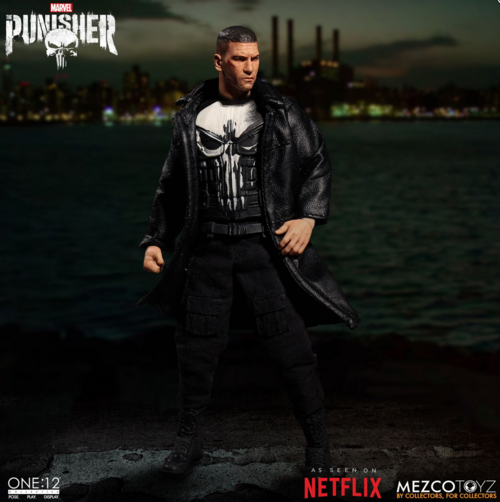 Marvel Mezco Netflix Punisher Frank Castle One:12 Scale Action Figure