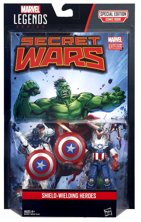 Marvel Legends Infinite Comic Book Series Comic Shield-Wielding Heroes 2-Pack