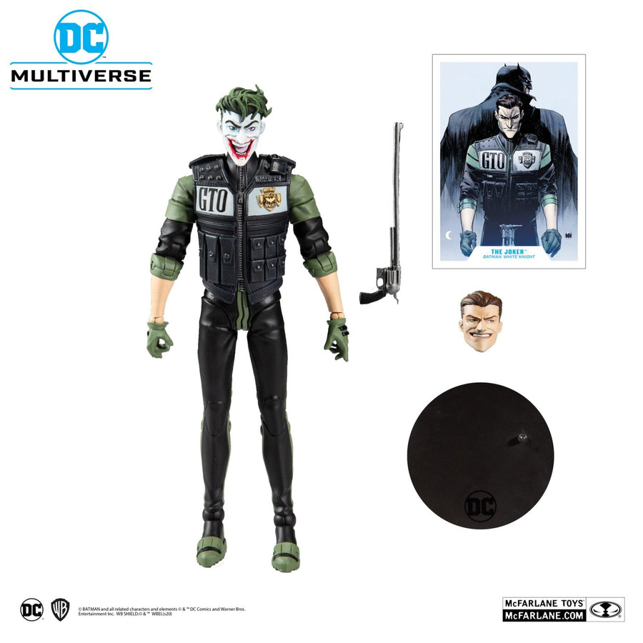 DC Multiverse McFarlane Series White Knight Joker Action Figure