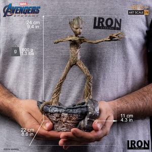 Marvel Iron Studios Avengers Endgame Groot 1:10 Scale Statue