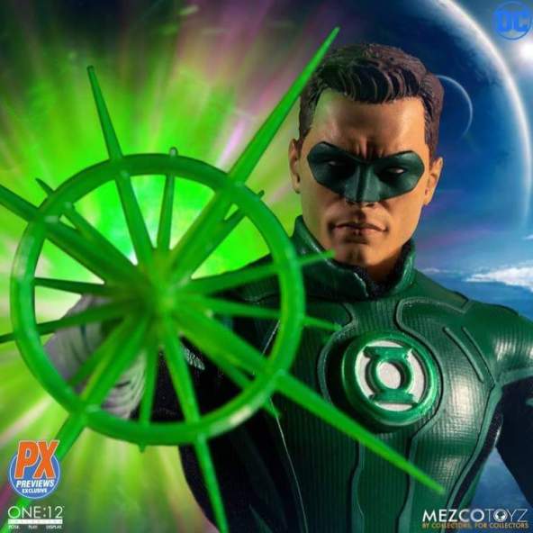 DC Mezco PX Previews Exclusive Green Lantern Hal Jordan One:12 Scale Action Figure