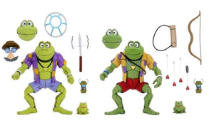 Teenage Mutant Ninja Turtles Neca Genghis & Rasputin Frog Action Figure 2-Pack