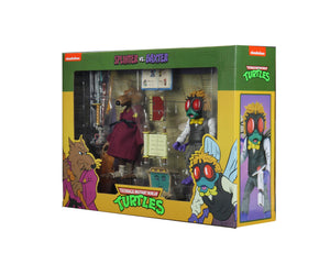 Teenage Mutant Ninja Turtles Neca Splinter & Baxter Stockman Action Figure 2-Pack