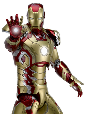 Marvel Neca Iron Man 3 Mark 42 1:4 Scale Action Figure