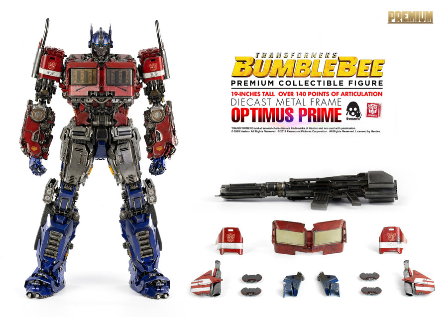 Transformers Threezero Bumblebee Movie Premium Optimus Prime Action Figure
