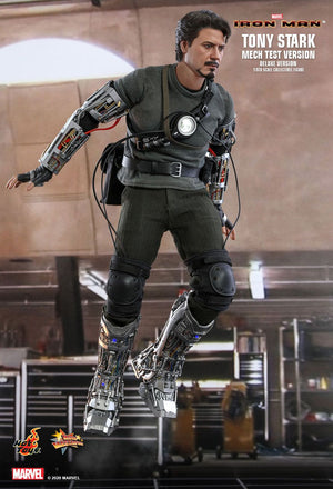 Marvel Hot Toys Iron Man Tony Stark Mech Test Deluxe 1:6 Scale Action Figure MMS582 Pre-Order