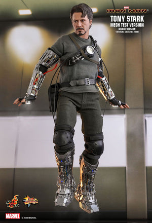 Marvel Hot Toys Iron Man Tony Stark Mech Test Deluxe 1:6 Scale Action Figure MMS582 Pre-Order