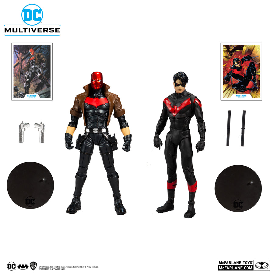 DC Multiverse McFarlane Exclusive Nightwing & Red Hood Action Figure 2-Pack