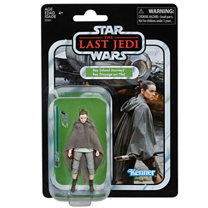 Star Wars The Vintage Collection Exclusive Last Jedi Rey Action Figure