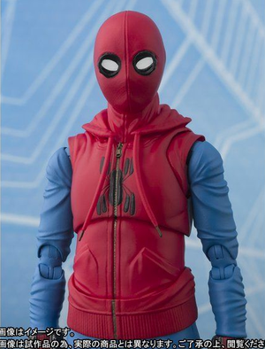 Marvel Bandai SH Figuarts Homecoming Spider-Man Home Made Suit w/ Wall Action Figure