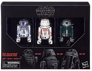 Star Wars Black Series Exclusive Red Squadron Droids Action Figure 3-Pack
