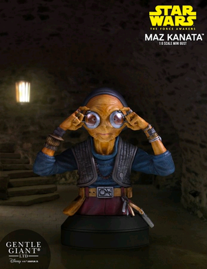 Star Wars Gentle Giant Force Awakens Maz Kanata Mini Bust