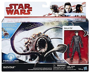 Damaged Packaging Star Wars The Last Jedi Bala-Tik & Rathtar 2 Pack 3.75 Inch