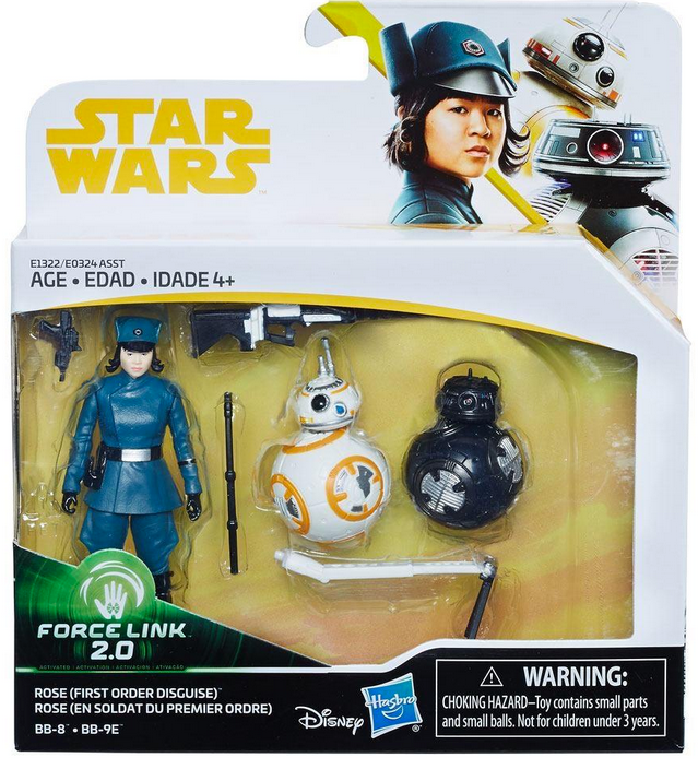 Star Wars Solo First Order Rose & BB-8 & BB-9E 2-Pack Movie 3.75 Inch