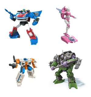 Transformers Earthrise War For Cybertron Wave 2 Deluxe Set of 4 Action Figures