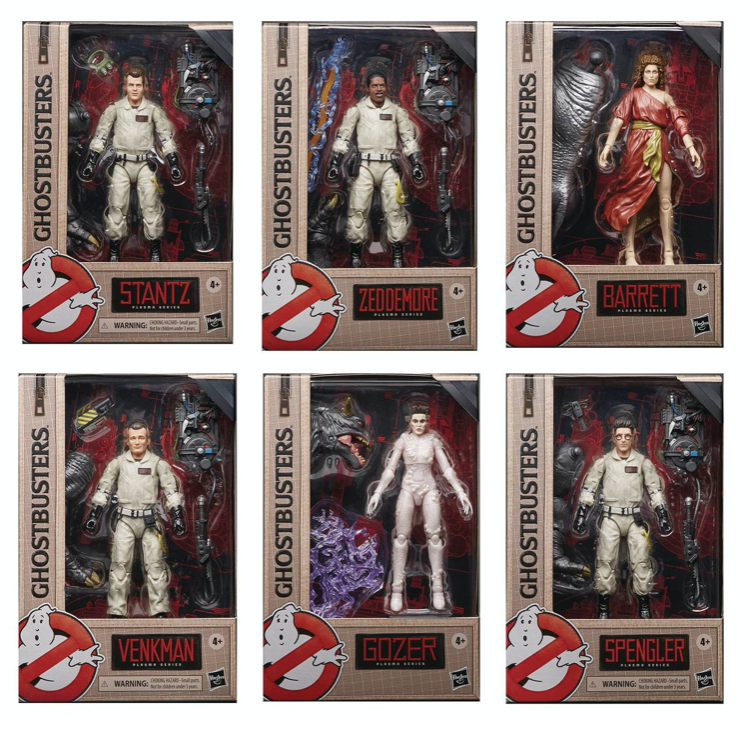 Ghostbusters Plasma Series 1 Set of Six Action Figures