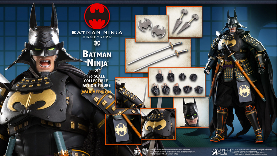 DC Star Ace Toys Ninja Batman War Version 1:6 Scale Action Figure