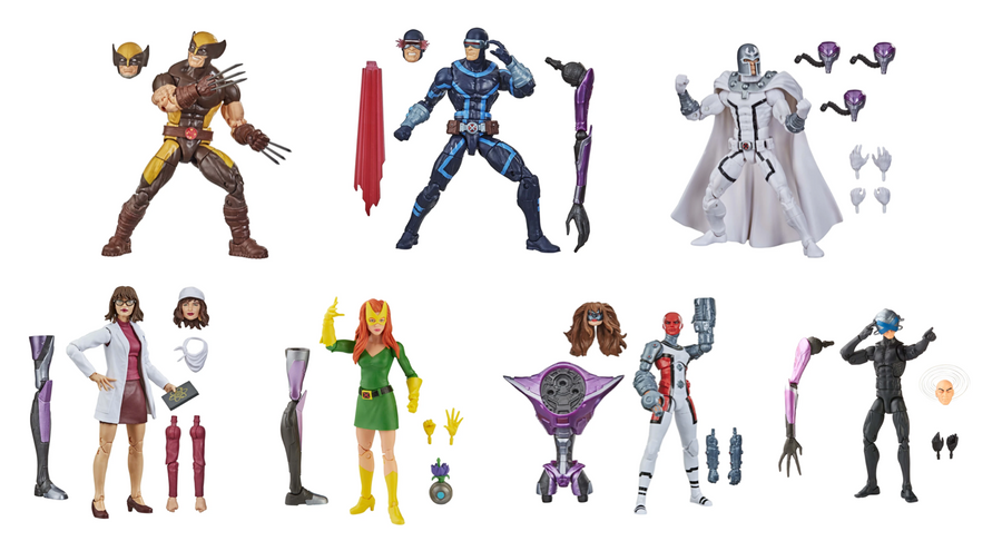 Marvel Legends X-Men Series BAF Tri-Sentinel Set of 7 Action Figures