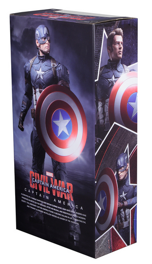 Marvel Neca Civil War Captain America 1:4 Scale Action Figure