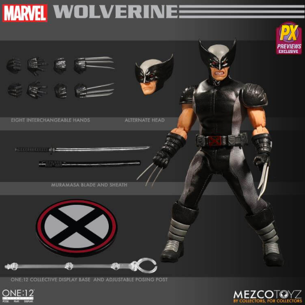Marvel Mezco PX Previews Exclusive X-Force Wolverine One:12 Scale