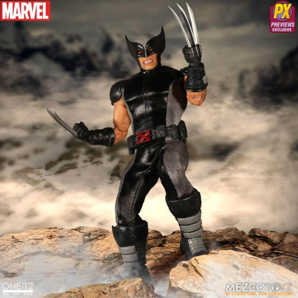 Marvel Mezco PX Previews Exclusive X-Force Wolverine One:12 Scale Action Figure
