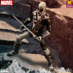Marvel Mezco PX Previews Exclusive X-Force Deadpool One:12 Scale Action Figure