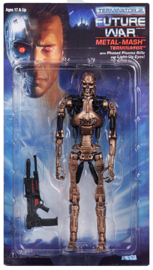 Terminator Neca T2 Metal Mash Endoskeleton Kenner Tribute Action Figure