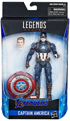 Marvel Legends Exclusive Captain America w/ Mjolnir Hammer Action Figure