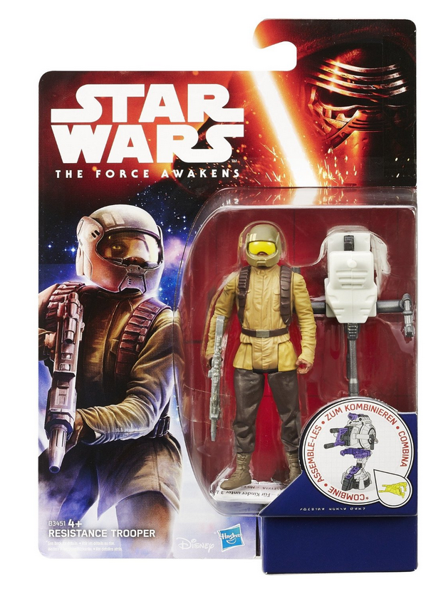 Star Wars Force Awakens Resistance Trooper 3.75 Inch Action Figure