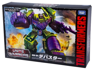 Transformers Takara Tomy Unite Warriors UW-04 Devastator Action Figure Box Set