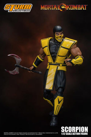 Mortal Kombat 3 Storm Collectibles Scorpion 1:12 Scale Action Figure