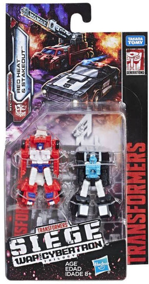 Transformers Siege War For Cybertron Micromaster Red Heat & Stakeout