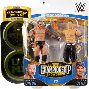 WWE Wrestling Basic Championship Showdown Series #2 Randy Orton v John Cena Action Figure 2 Pack