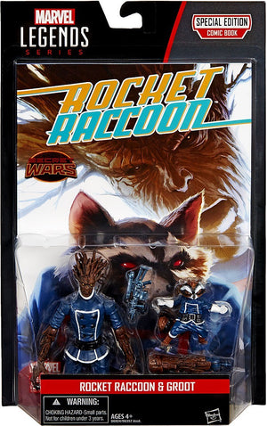 Marvel Legends Infinite Comic Book Series Rocket Raccoon & Groot Action Figure 2-Pack