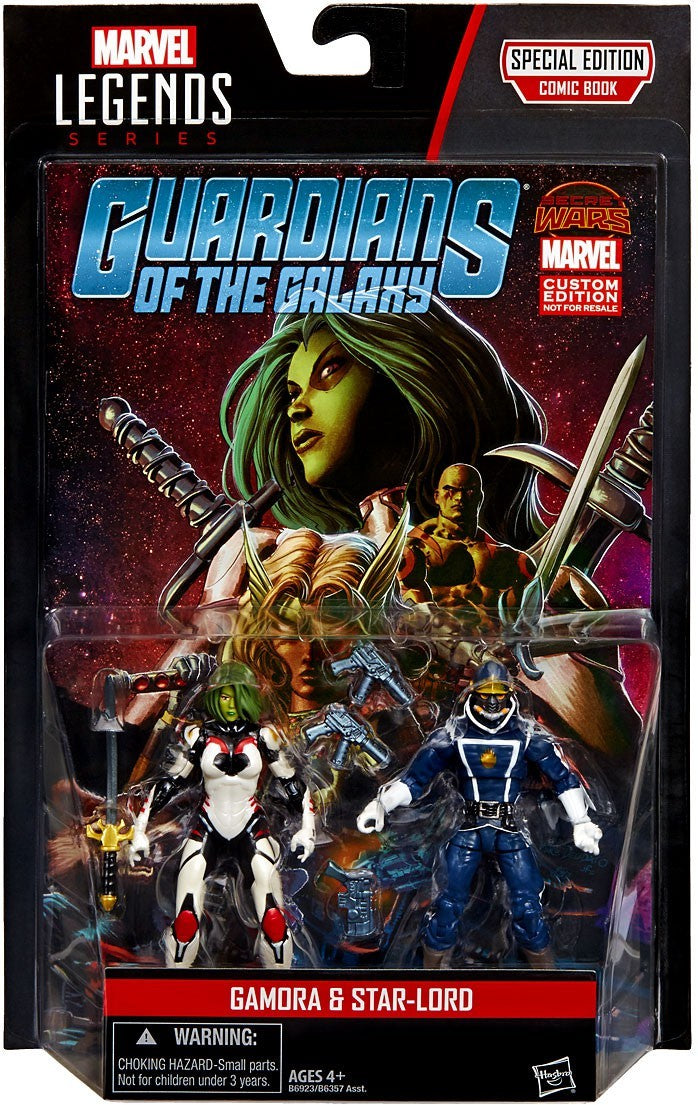 Marvel Legends Infinite Comic Book Series Gamora & Star-Lord Action Figure 2-Pack