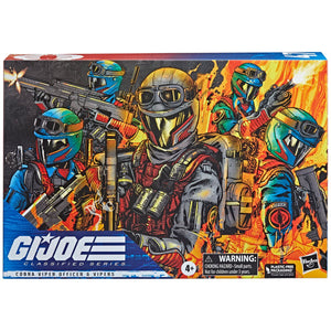 GI JOE Classified Series Cobra Viper Officer & Vipers Action Figure 3-Pack