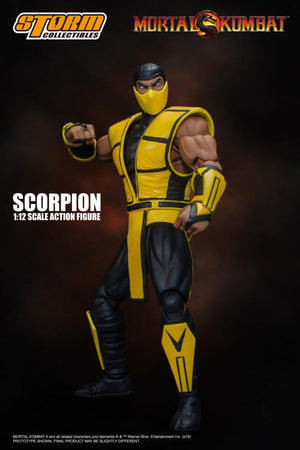Mortal Kombat 3 Storm Collectibles Scorpion 1:12 Scale Action Figure