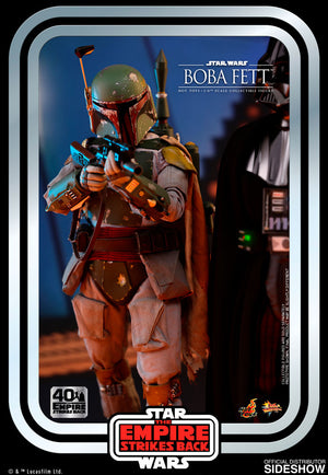 Star Wars Hot Toys Empire Strikes Back 40th Anniversary Boba Fett 1:6 Scale Action Figure MMS574