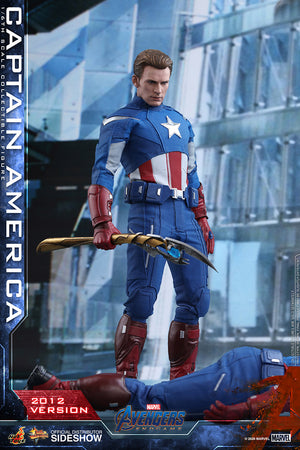 Marvel Hot Toys Avengers Endgame Captain America 2012 1:6 Scale Action Figure MMS563