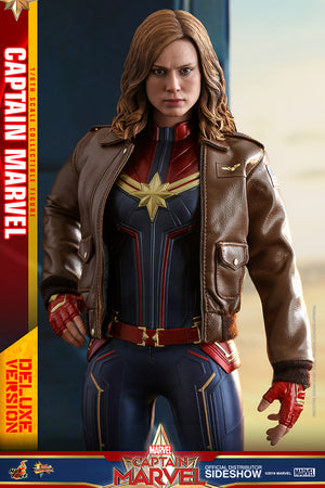 Marvel Hot Toys Captain Marvel Deluxe 1:6 Scale Action Figure MMS522
