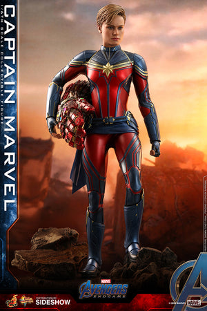 Marvel Hot Toys Avengers Endgame Captain Marvel 1:6 Scale Action Figure MMS575