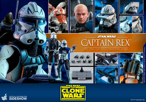 Star Wars Hot Toys The Clone Wars Captain Rex 1:6 Scale Action Figure TMS018