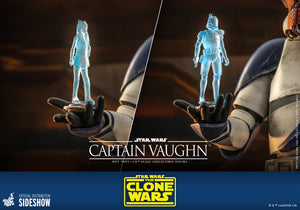 Star Wars Hot Toys The Clone Wars Clone Captain Vaughn 1:6 Scale Action Figure TMS065 Pre-Order
