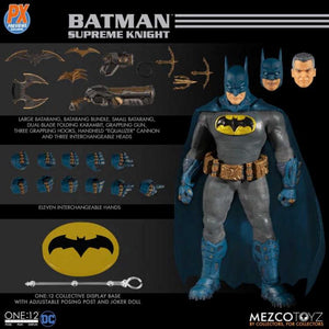 DC Mezco PX Exclusive Batman Blue Supreme Knight One:12 Scale Action Figure