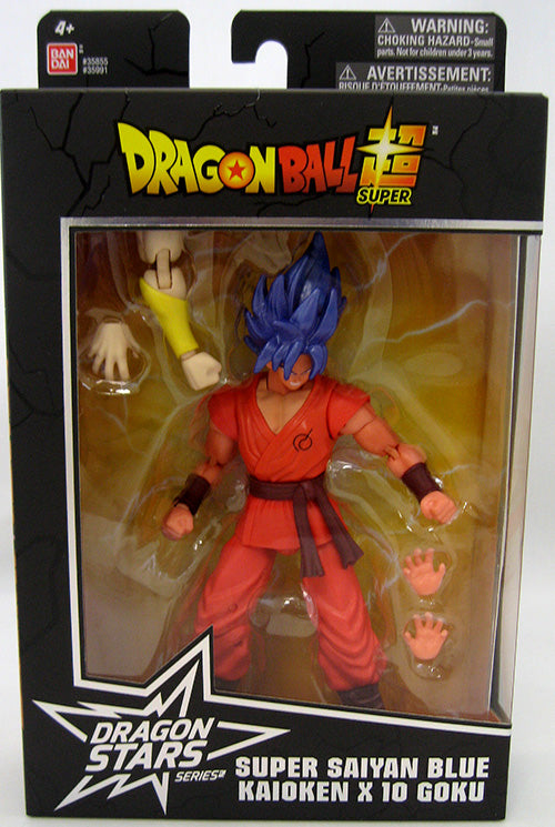 DragonBall Super Bandai Dragon Stars Series Super Saiyan Blue Kaioken X10 Goku Action Figure #4 - Action Figure Warehouse Australia | Comic Collectables